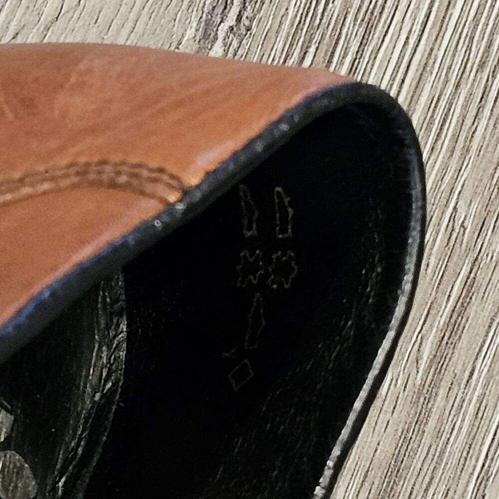 Rieker Brown Leather European Comfort Shoes Booties Slip On Size 6 US - Picture 5 of 12